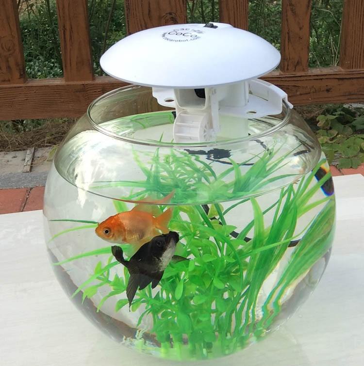 獨賣 圓形魚缸 圓缸 多功能過濾器 六合一 瀑布式 小型迷你 小魚缸過濾 含LED照明
