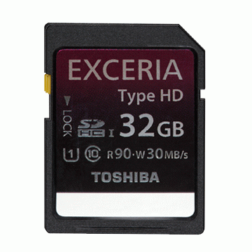 <SUNLNK>  東芝 TOSHIBA EXCERIA SDHC UHS-I Type HD高速記憶卡 32GB 32G 公司貨  快速-讀90MB/s、寫30MB/s