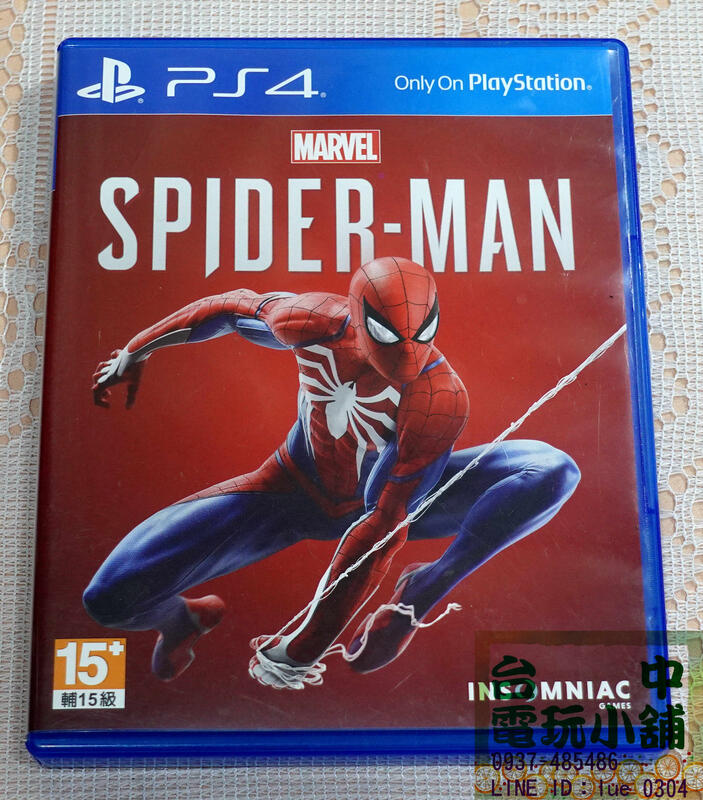 ◎台中電玩小舖~PS4原裝遊戲片~漫威蜘蛛人 Marvel's Spider-Man 中文版 ~550