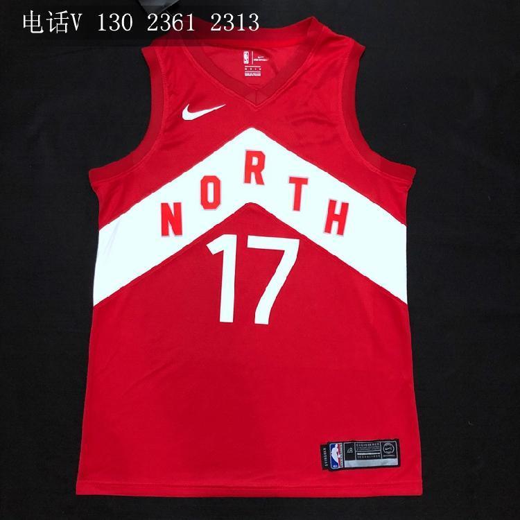 NBA多倫多暴龍隊球衣主客場林書豪LIN  Leonard 17號 LIN 紅色  城市款式