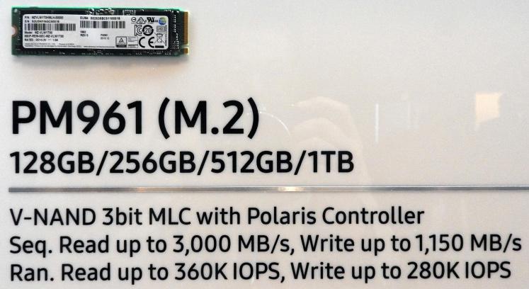 SAMSUNG PM961 128G SSD 全新零通電 現貨供應