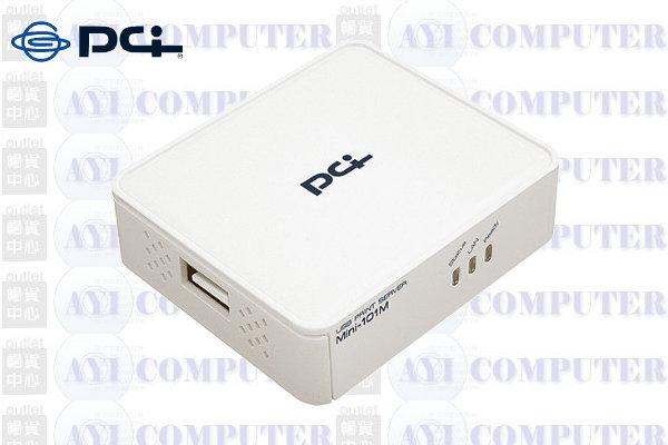 事務機.雙向.PCi久森 10/100Mbps USB2.0 多功能事務機列印伺服器 Mini-101M 簡易設定