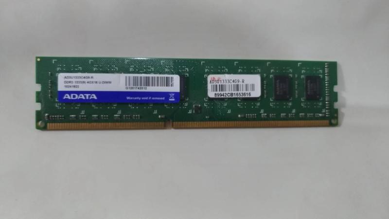 ADATA 4GB DDR3 1333   桌上型記憶體