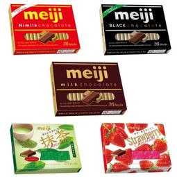+東瀛go+ 明治 Meiji 鋼琴可可塊 濃牛奶可可/黑可可/草莓可可/抹茶可可 夾心 盒裝 情人節 日本原裝 必買