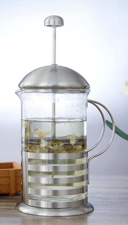 法壓壺 不銹鋼咖啡壺 法式沖茶器 濾壓壺 玻璃過濾壺