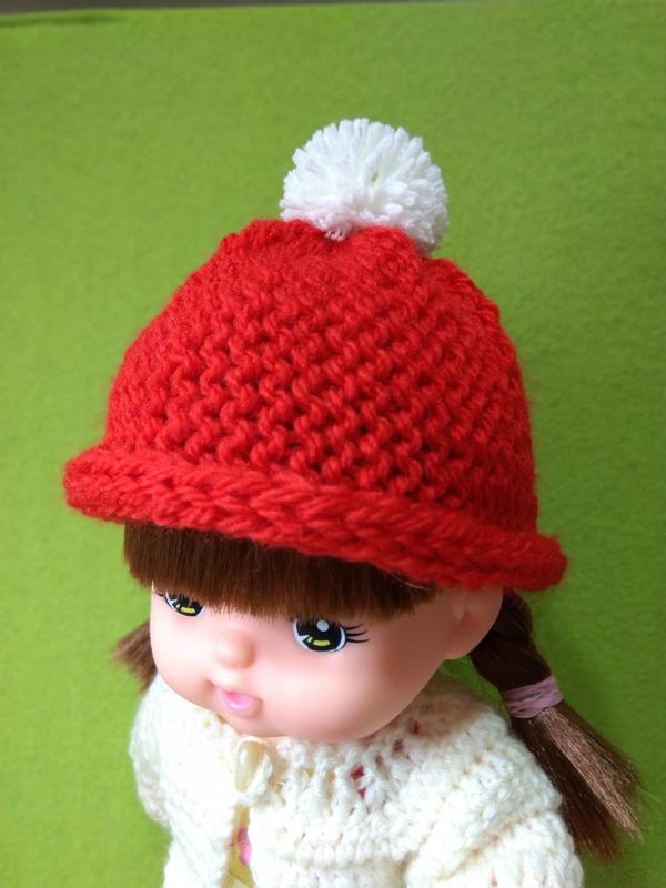 【小美樂】自製全手工衣飾配件(不含娃娃)~~特版聖誕風帽(紅白色)