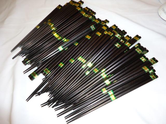 安安台灣檜木--g黑檀筷子