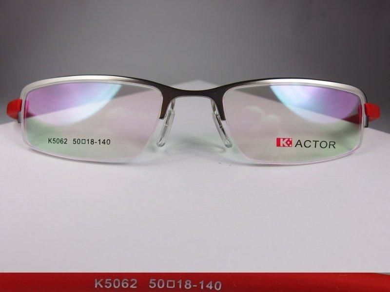 【信義計劃眼鏡】全新真品 Kactor 半框 下無框眼鏡 無螺絲 搭配豪雅錶表 TAG Heuer 加送300元腳套一組