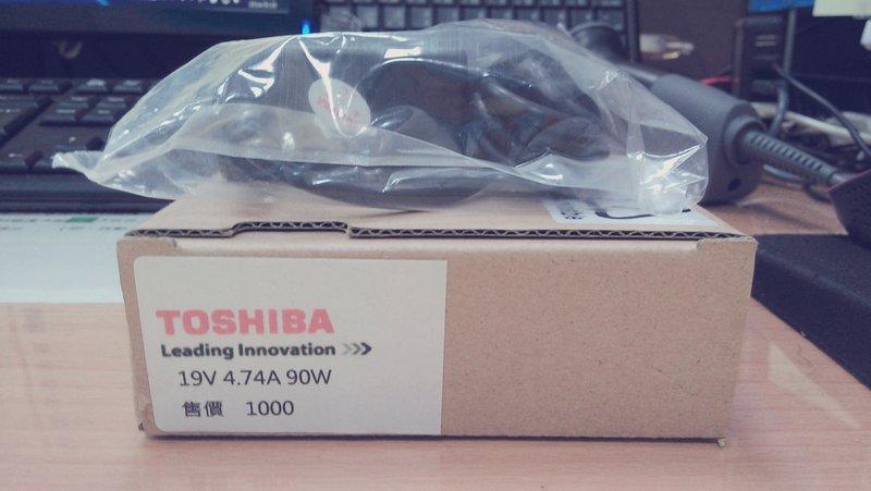 新品 筆電專用變壓器 TOSHIBA 原廠 90W  19V 4.74A    另有65W  及其他規格 