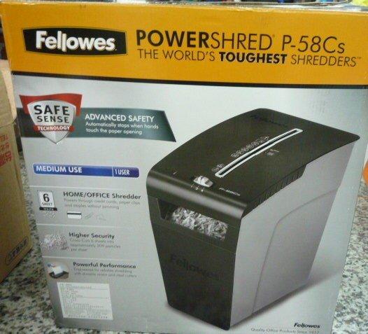 FELLOWES 19公升碎紙機(P-58CS) / FELLOWES P-58Cs 碎紙機 | 露天市集 | 全台最大的網路購物市集