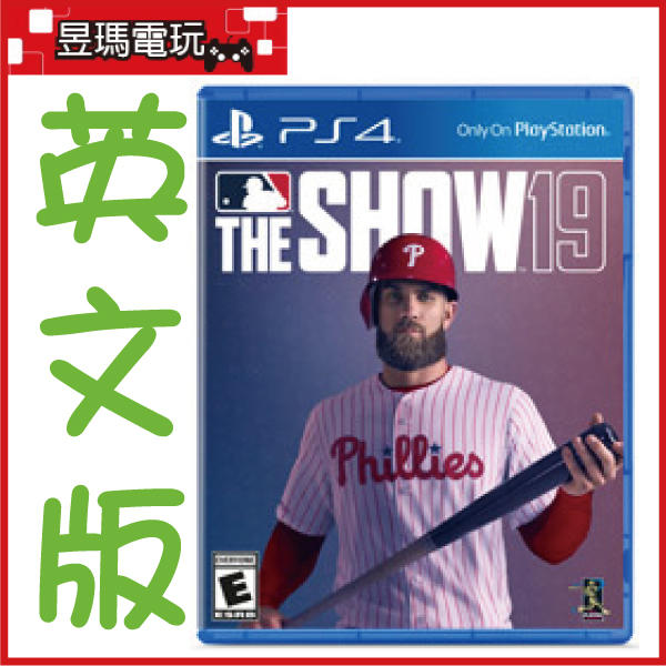 【現貨免運費】PS4 美國職棒大聯盟 19 THE SHOW MLB 19 英文版 2019-03-28發售㊣昱瑪電玩㊣