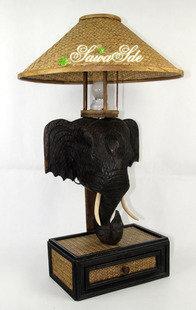 COZYLIFE-泰國手工大象裝飾燈檯燈夜燈 東南亞風格特色裝飾擺飾