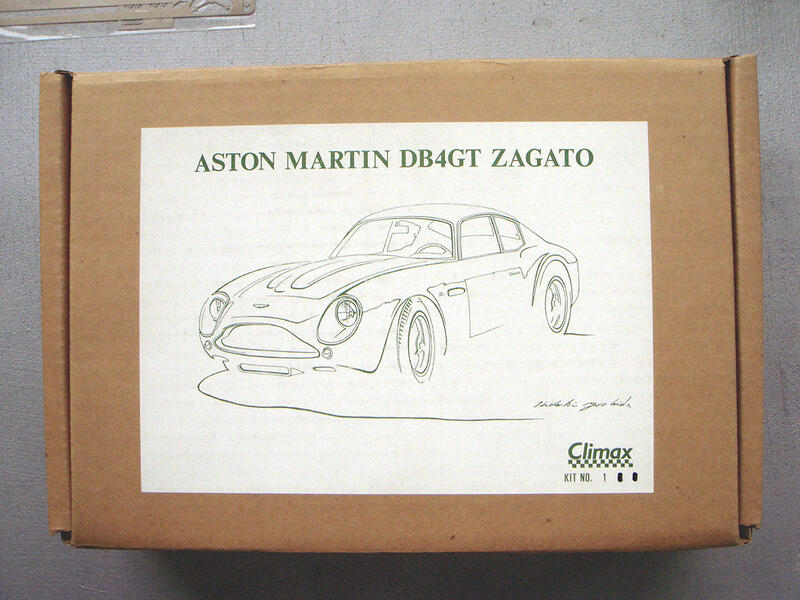 CLIMAX 1/24 ASTON MARTIN DB4 GT ZAGATO Le Mans 1961 kit