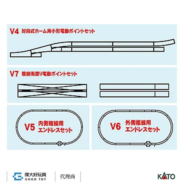 KATO 20-864 線路組V5 內側複線用Endless線路組(Variation 5) | 露天市