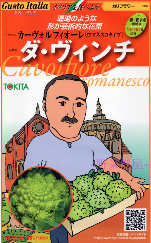 【野菜部屋~】日本原包裝種子~ 塔型青花椰菜種子 , 每包100元~ 數量有限~