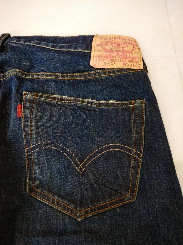 Levi's 501XX vintage LVC 大E 55501 赤耳布邊丹寧牛仔褲| 露天市集