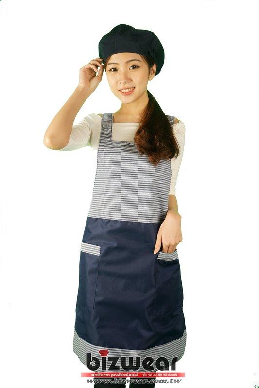 【食尚家】-專業餐飲圍裙/商業專用/烘焙坊/經典格子配色圍裙CM-A08
