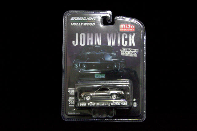 [玩具帝國]  小車 綠光 GREENLIGHT JOHN WICK 捍衛任務 1969 福特野馬 電鍍版 限量