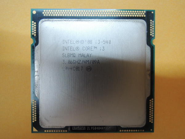 Intel core i3-540 CPU