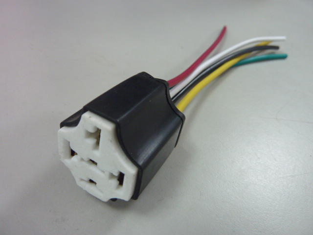 繼電器專用 陶瓷專用插座 陶瓷插頭 4P 5P HID LED 霧燈 喇叭 線組