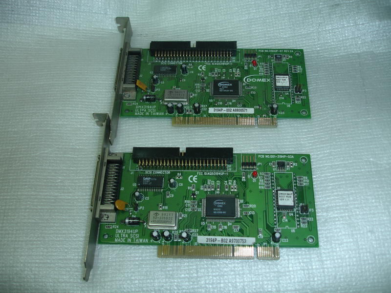 【電腦零件補給站】Domex DMX3194UP ULTRA PCI SCSI控制卡 一張400元