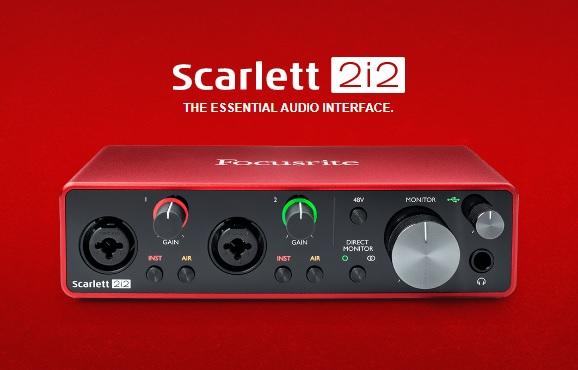 【聖地搖滾】Focusrite Scarlett 2i2 3rd Gen 三代 錄音介面 USB-C