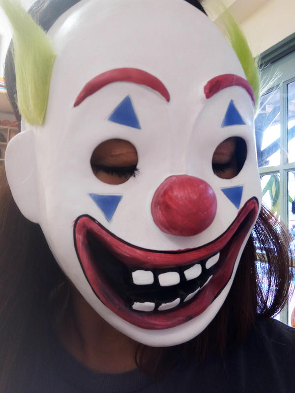 鐵八甲 乳膠小丑電影軟面具2019  DC Movie Joker Arthur Fleck Mask 