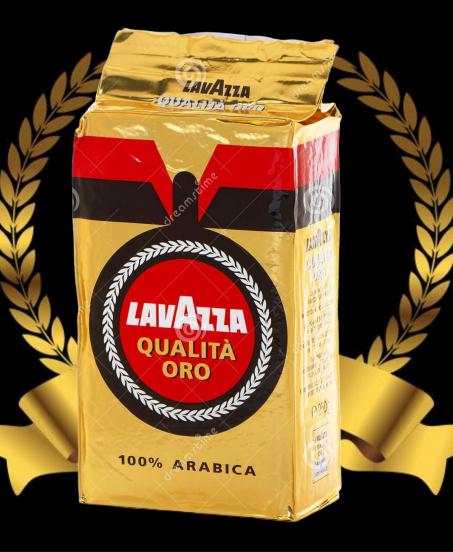 LAVAZZA Qualita Oro 咖啡粉250克包(俗稱金磚)