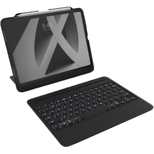 iPad Pro 11用分離式無線鍵盤+軍規抗摔保護套+立架※台北快貨※美國原裝 ZAGG Rugged Book GO