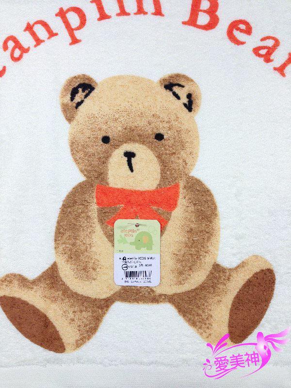 【B合併商品】B0805 花藍熊印花浴巾 浴巾 可當涼被 台灣製 $150/條