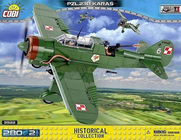 代訂[COBI設計出品/相容Lego樂高/]二戰波蘭軍 PZL P-23B 輕型轟炸機 (Brickmania參考)