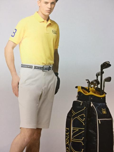 【青松高爾夫】LYNX高爾夫  男 短褲  #1581301-01(白色)