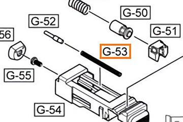 【森下商社 M.S.】WE G18C系列零件編號G-53 #53適用G23 G26C G33C G35 12115