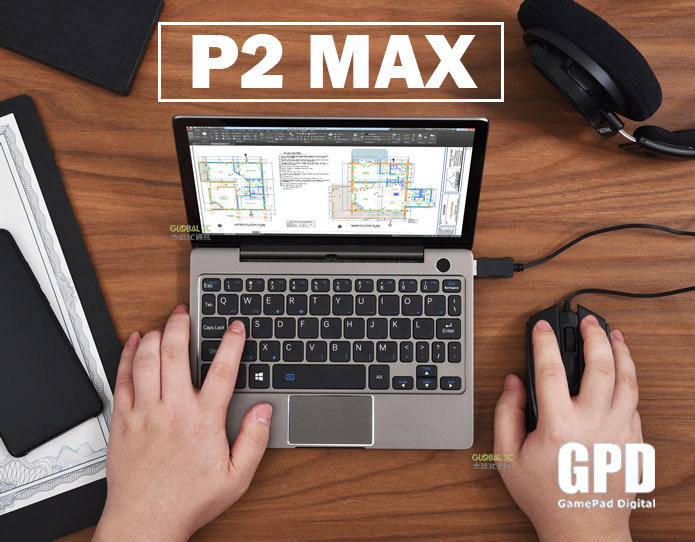 GPD P2 MAX 16GB 高配版 8.9吋觸控螢幕 1TB SSD硬碟 M3-8100Y 處理器