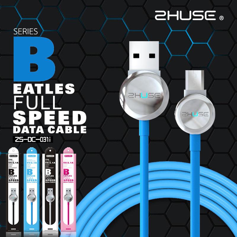 ZHUSE  甲殼蟲 Micor USB 充電傳輸數據線 MP3/MP4//手機/平板喇叭/音箱/安卓/Android