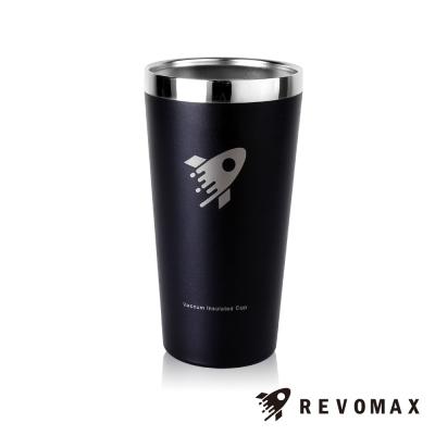 尼克模型 美國銳弗REVOMAX 316不鏽鋼鋼暢飲杯500ML-時尚黑(不含蓋)