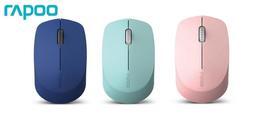 全新 Rapoo 雷柏 M100 Silent 三模光學靜音滑鼠 一對三 多模式無線滑鼠 粉紅色