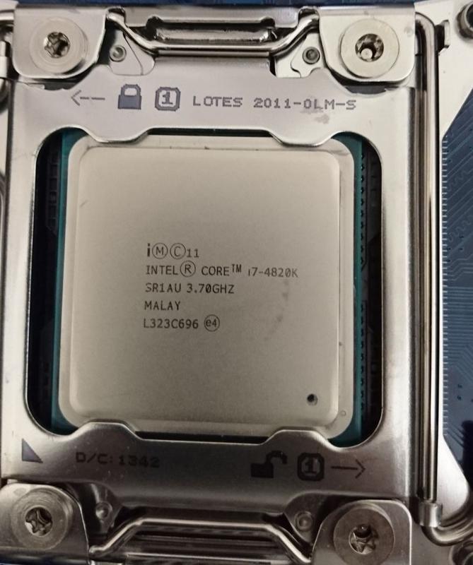 中古Intel Core i7-4820K 3.7G 10M SR1AU LGA2011 4C8T 130W