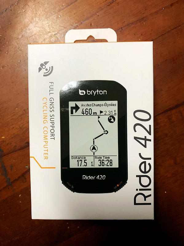 【小謙單車】全新bryton rider420E /420T 自行車GPS碼表