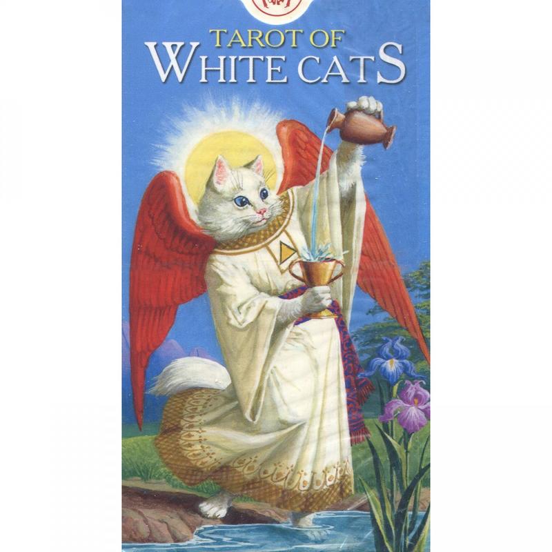 HOT★塔羅事典☆孟小靖的塔羅博物館《白貓塔羅牌 Tarot of the White Cats》偉特系統新手入門