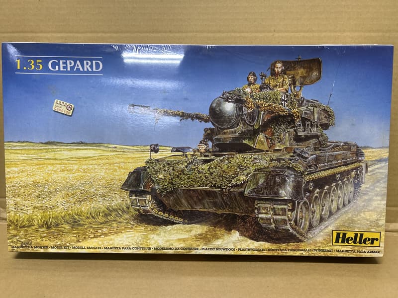 Heller – 1/35 Gepard – Char Antiaérien Allemand – Maquette Plastique – Modélisme Militaire