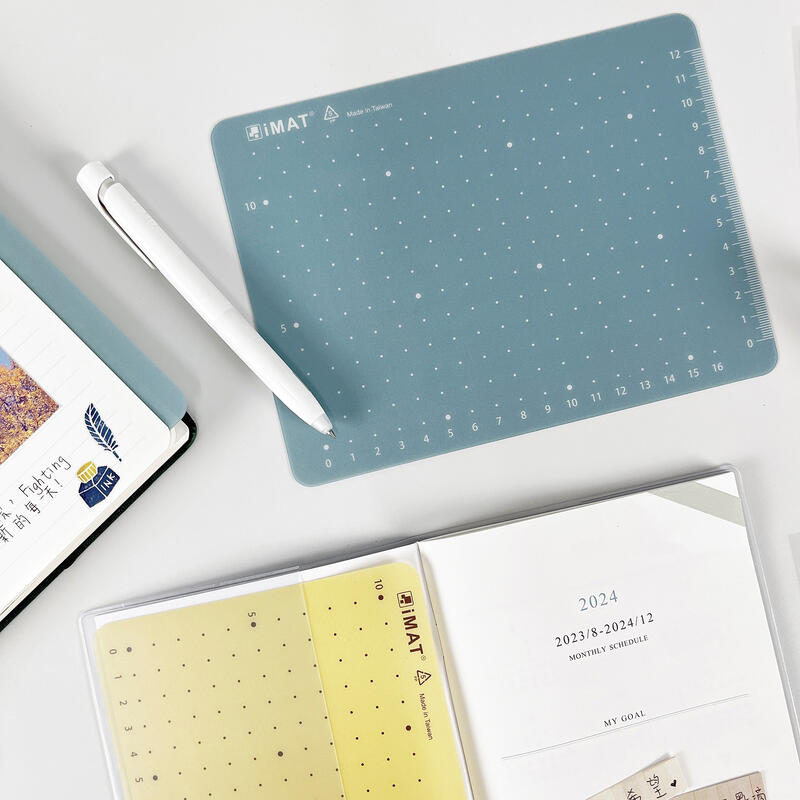 【手帳本必備】iMAT 手帳本專用墊板組 點點款2入 A5+A6 無毒環保