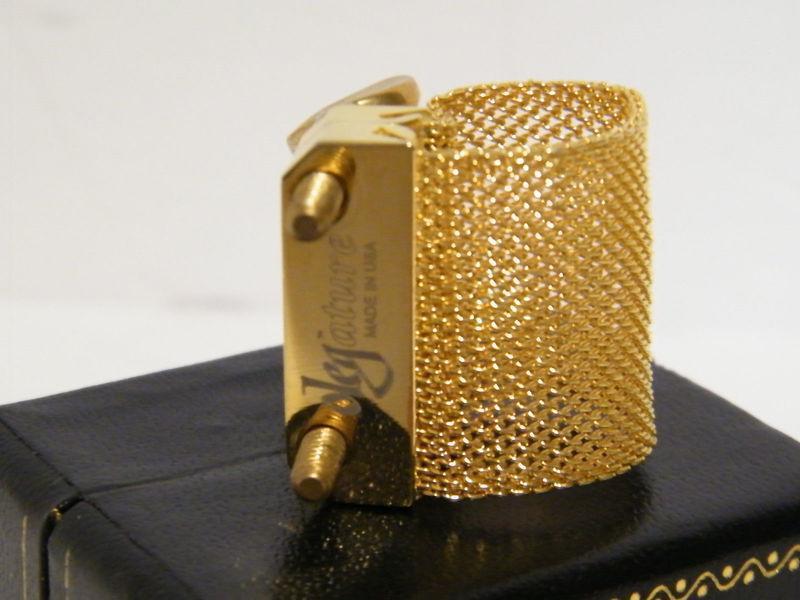 【現代樂器】美國Olegature Alto Sax Ligature 305007G 中音薩克斯風 金屬吹嘴專用束圈 露天市集 全