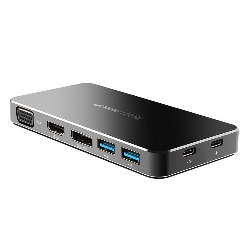 影音設備 配件 /r/nType-C擴展塢適用蘋果電腦MacBook轉HDMI/VGA/dp/hub轉換器