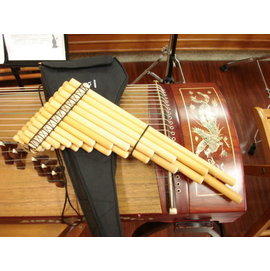 【友客里】((4樂器))南美雙排簫-23音-flauta de pan-Pan Zampo(職業用)(送袋)