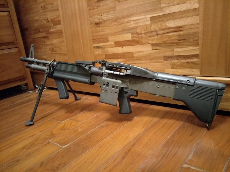 【軍火狂人】井勝 Inokatsu M60 M60E4 鋼版 機槍 機關槍 藍波槍 成槍 限量版 收藏價值高