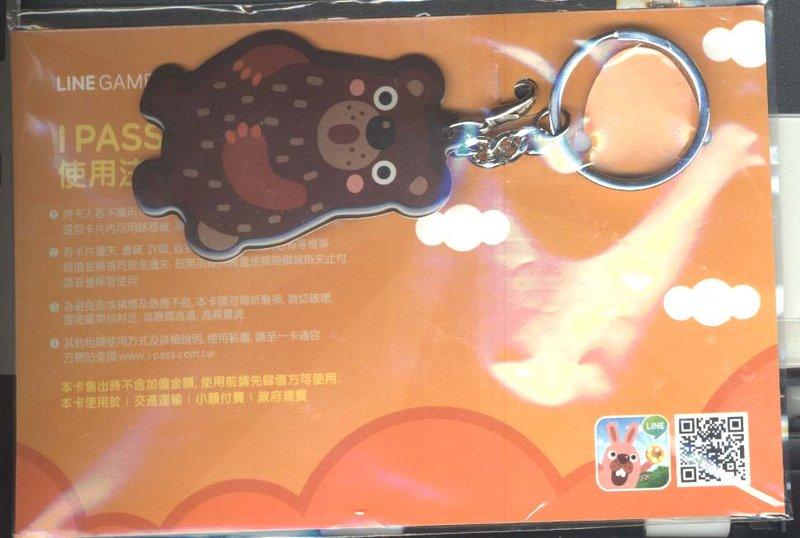 【一卡通】LINE GAMES「波兔村ARCTO」鑰匙圈造型一卡通-熊熊版