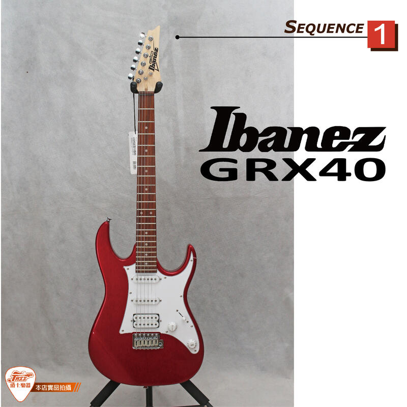 【爵士樂器】有傷出清 Ibanez Gio GRX40 電吉他 金屬紅