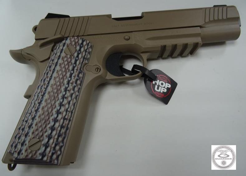 GUARDER-STORE[警星國際]MARUI M45A1 CQB 手槍 (沙色)