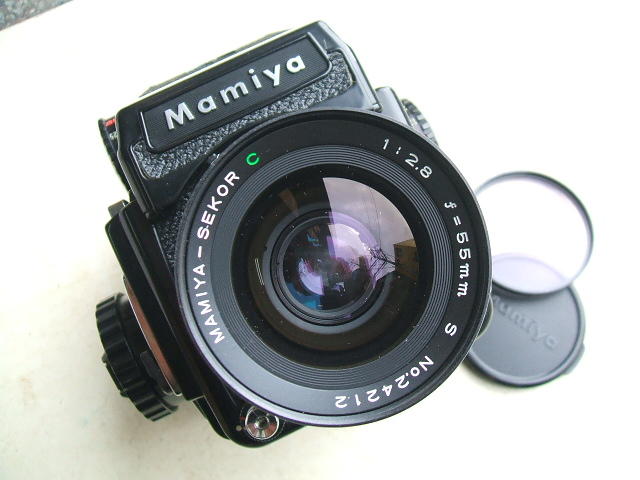 【AB的店】良上品Mamiya M645+55mm f2.8+眼平測光觀景器 120中片幅底片相機